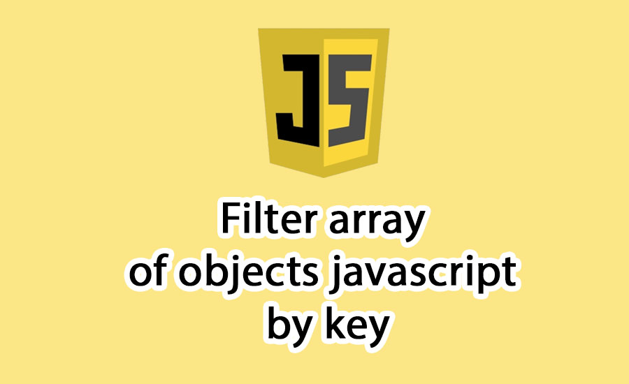 How to filter array of objects javascript by key